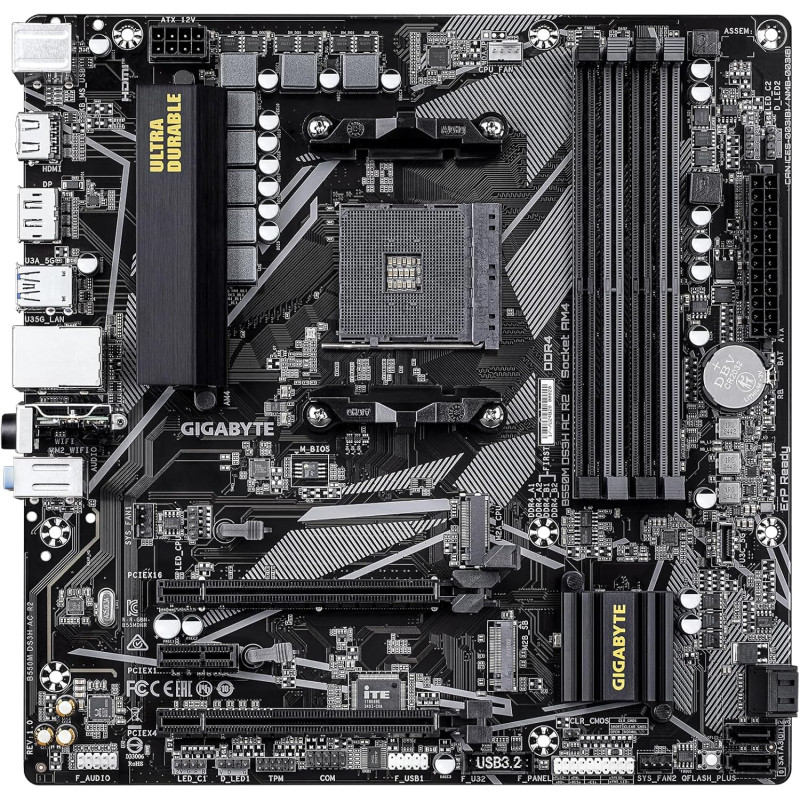 Gigabyte B550M DS3H ACR2