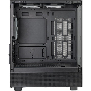 SilverStone Lucid 04 Panoramic Micro-ATX Black + PSU 550W